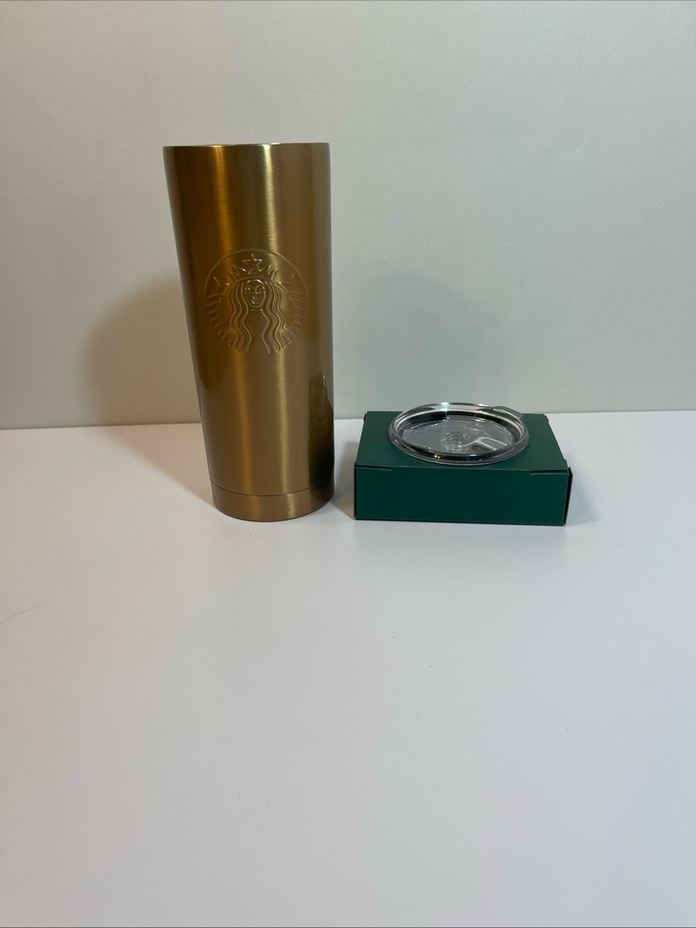 Starbucks Tumbler Travel Mug Stainless Steel Bronze Gold Embossed 2022 20oz New
